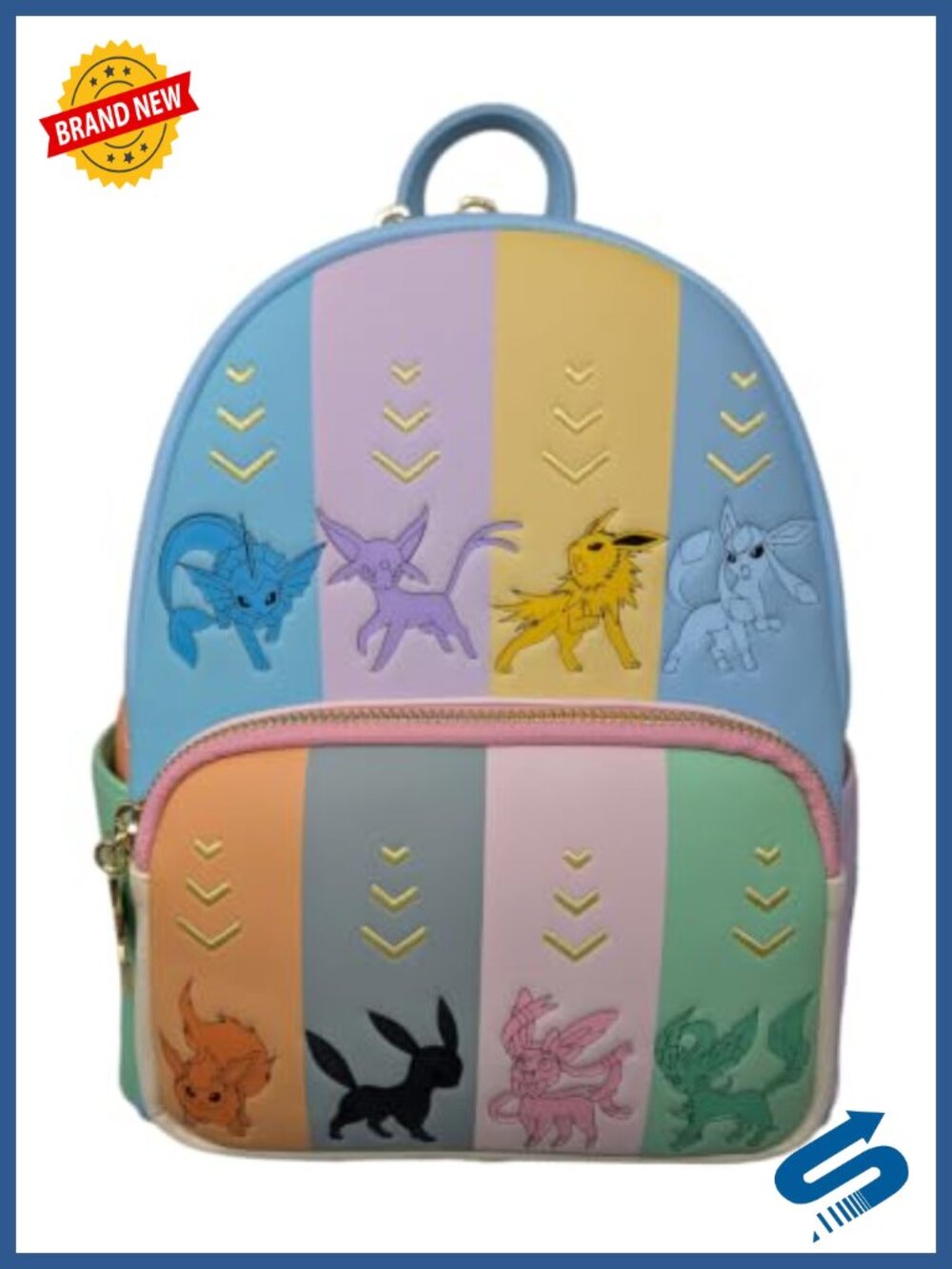 Faux Leather Pokemon Eeveelutions Shoulder Bag Purse